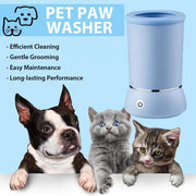 Dog Pet Paw Washer Automatic Paw Foot Cleaner